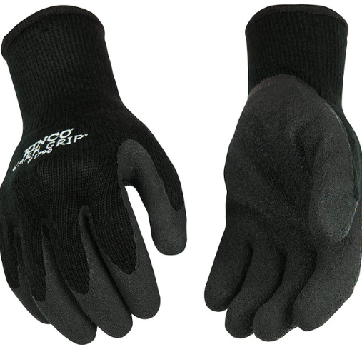 KINCO 1790-M MEN'S WARM GRIP THERMAL LINED LATEX COATED GLOVES, MEDIUM
