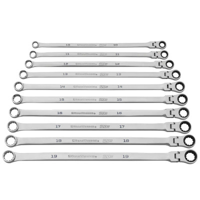 Professional-Grade 120-Tooth Ratcheting Wrench Set