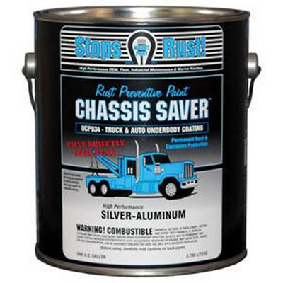 UCP934-01 1 gal Chassis Saver Paint, Stops & Prevents Rust - Sliver-Aluminum