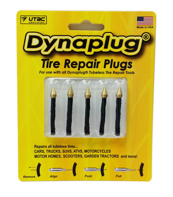 Dynaplug 1014 Tire Repair Refill Plug - Pack of 5, Made in USA