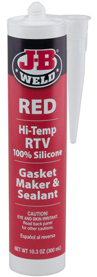 J-B Weld Sealant Silicone Red RTV 3oz 31314