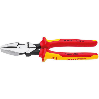 Knipex Lineman's Pliers Insulated with Dual-Component Handles