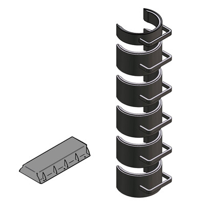 Esco Equipment 91021 MAMMUT Safety Locking Kit For 91005 Floor Jack