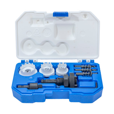 Lenox 30877300CHC Electrician's Carbide Hole Cutter Kit, 12-Piece | JB ...