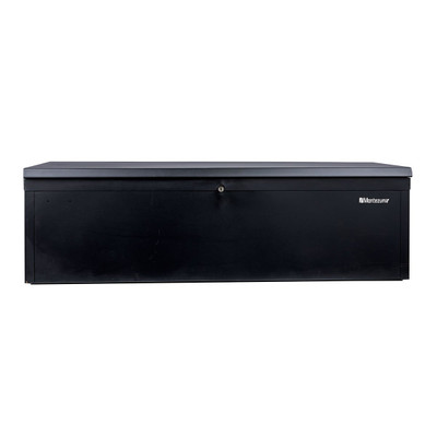 Utility Box, Steel, Black, 42 in W x 15-3/4 in D x 12-1/2 in H