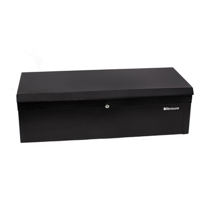 Utility Box, Steel, Black, 30 in W x 12-1/2 in D x 9 in H