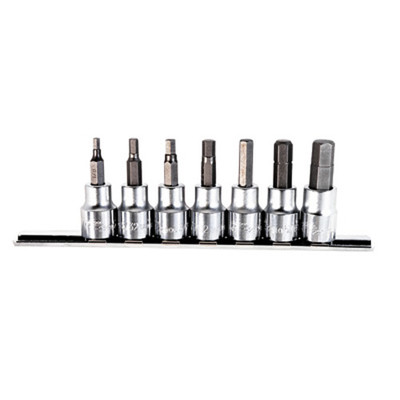 K Tool International KTI22970 7 Pc Hex Bit Set 3/8