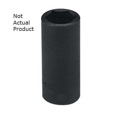 K Tool International KTI33228 Socket Impact .88 Inch 0.5 Inch Drive Deep 6 Point