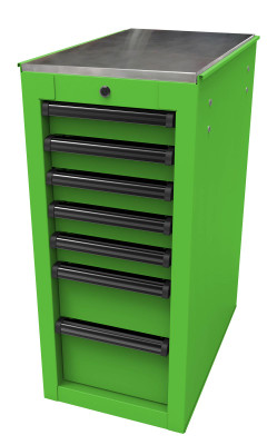 Homak LG08014070 RS Pro Lime Green Side Tool Cabinet 14.5 W x 24 D x 33  H