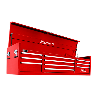 Homak 72-Inch 21-Drawer Rolling Cabinet, Red (RD02010720)
