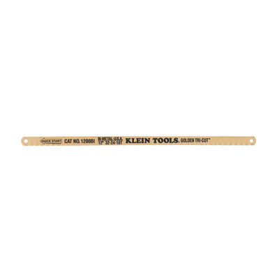 Klein Tools 1200BI Golden Tri-Cut Hacksaw Blades, 100-Pack