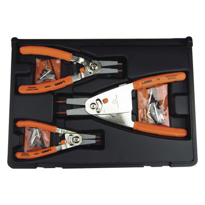 Lang Tools 3-pc Quick Switch Retain. Ring Pliers Set (1465) | JB Tools