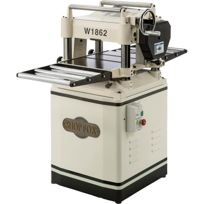 Shop Fox 15" Planer with 3 HP Motor and 3-Knife Cutterhead (W1862)
