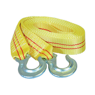 K Tool 73802 Tow Strap 2" x 15' 10,000 lb Capacity - Forged Hooks