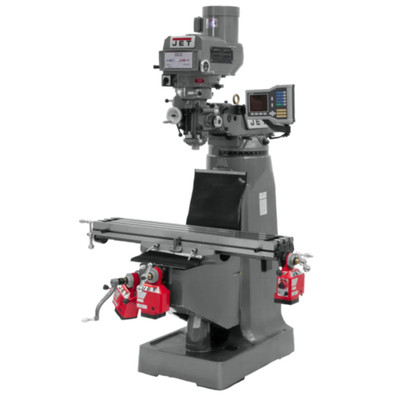 Jet JTM-4VS-1 Mill w/ 3X ACU-RITE 203 DRO (Q) & X Powerfeed (692068)