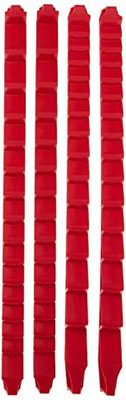 Ernst 6050 30 Tool No-Slip Low-Profile Wrench Rails - Red