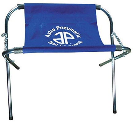 Astro Pneumatic 557003 Portable Work Stand – 500 Lb Capacity, Folding Steel Bench With Foam Top, 33"-40" Adjustable Height (16 Lbs)