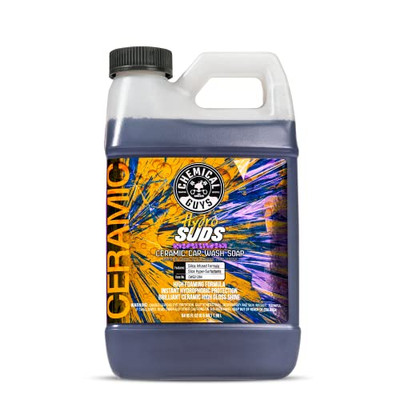  Ceramic SiO2 Car Wash Soap by Chemical Guys - 16 oz, High  Foaming, Berry Scent, Works with Foam Cannons : Automotive