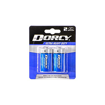 Dorcy Mastercell Super Heavy-Duty C-Cell Battery, 2-Pack (41-1525)