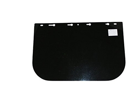 Sellstrom Face Shield Windows & Screens: Welding Window, Green, 5, 8" High, 0.06" Thick - Sellstrom 390 Headgear, ANSI Z87.1+ & CAN/CSA Z94.3