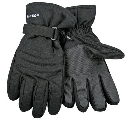 Kinco 1171-S Men's Ski Gloves, Waterproof with Heat Keep Lining, Small, Black