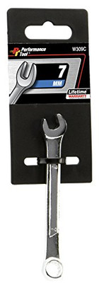 Performance Tool 7 mm X 7 mm 12 Point Metric Combination Wrench 1 pc