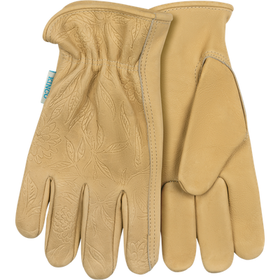 Kinco 398PW-M Women's aquaHIDE Water-Resistant Full Grain Cowhide Work Gloves, Medium