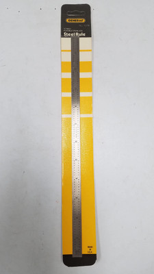 General Tools 678MED Precision 6-Inch Rigid Steel Rule