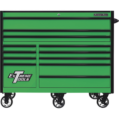 Extreme Tools EX7217RCQGNBK EXQ 72 17-Drawer Green Triple Bank