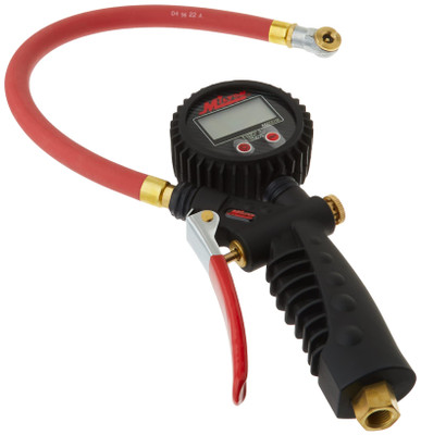 Milton S575D Pro Digital Tire Inflator with Pressure Gauge, 15" Hose Ball Chuck