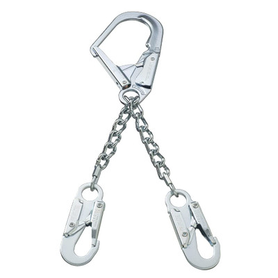 Rebar Chain PeakWorks V860140 Stainless Steel Rebar Chain Assembly with 2 Snap ...