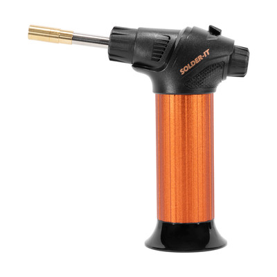 Solder-It PRO Torch Butane Blow Torch Kit 2 Nozzles and Flame Control ...