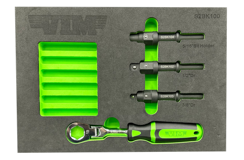 VIM Tools Shake 2 Break Impact Bit Kit, 4 Pc. (S2BK100) | JB Tools