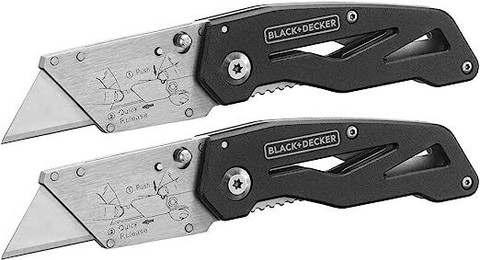 BLACK+DECKER 2 Pack Utility Knife (BDHT10001)