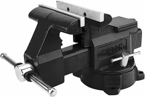 Wilton Reversible Bench Vise, 8 In. Jaw Width, 9-1/4 In. (14-1/2