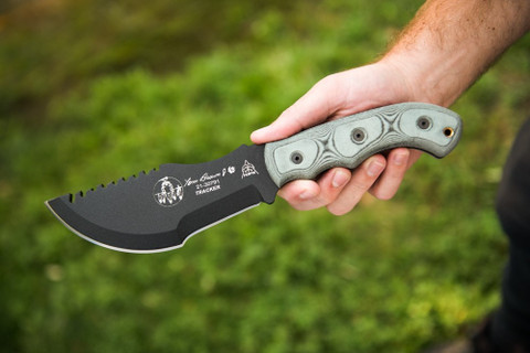 ハンテッド　トム・ブラウン・ジュニア TOPS Knives Tom Brown Tracker W/ Rocky Mtn Tread Linen