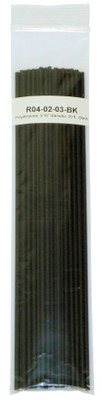 Polyvance FiberFlex Welding Rods – Black, Flat 3/8" (30 Pack) R10-04-03-BK