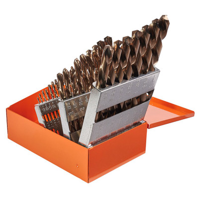 KnKut 29pc Left Jobb Drill Bit Set 1/16"-1/2" 64ths (29KK6) | JB Tools