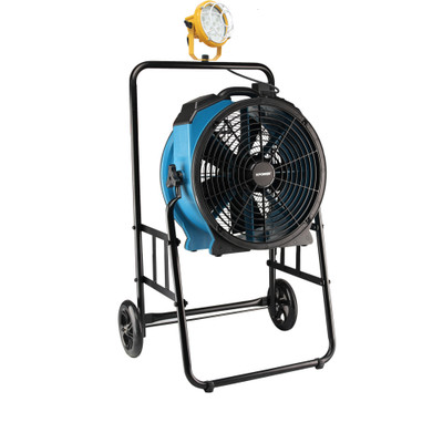 XPOWER Warehouse/Dock Cooling Fan Kit L-30 LED Spotlight (FA-420K6-Blue)