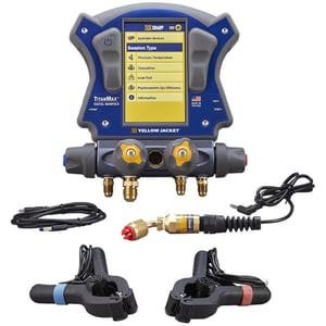 Yellow Jacket 4-Valve Digital Manifold Basic Kit (40881) | JB Tools