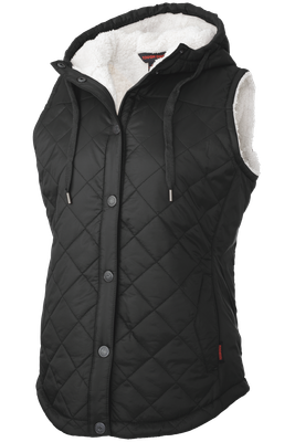 Tough Duck Women’s Quilted Sherpa Lined Vest (WV101)