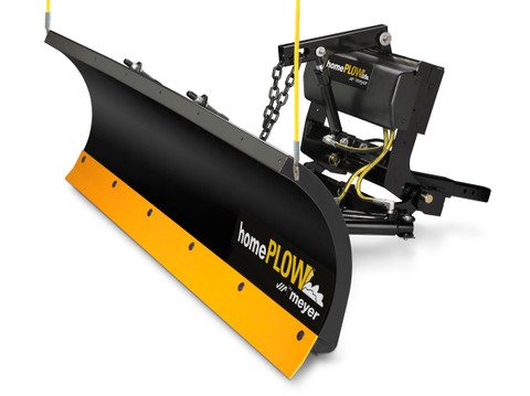 Meyer HomePlow Power Angle, 7'6" Residential Reciever Hitch Snow Plow with Hydraulics (26500)