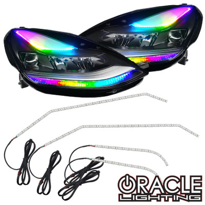 Oracle Lighting 2021+ Tesla Model 3 Dynamic ColorSHIFT® Headlight DRL Kit Upgrade (1473-332)