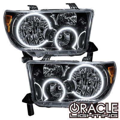 Oracle Lighting 2007-2013 Toyota Tundra Pre-Assembled Headlights - (Black Housing) (7119-001, 7119-330, 7119-333, 7119-334, 7119-335, 7119-504)