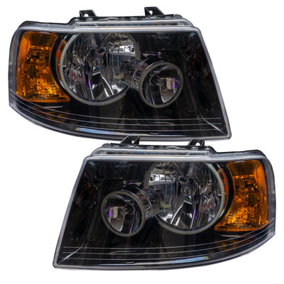 Oracle Lighting 2003-2006 Ford Expedition Pre-Assembled LED Halo Headlights - (Black Housing) (7154-001, 7154-330, 7154-333, 7154-334, 7154-335, 7154-504)