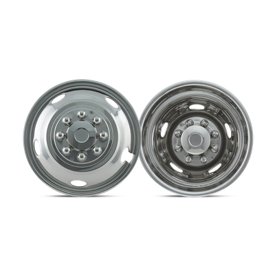 Mr. Lugnut 17" Stainless Steel Dodge 8-Lug Top Lug Install Dually Set (WS317D8-4)