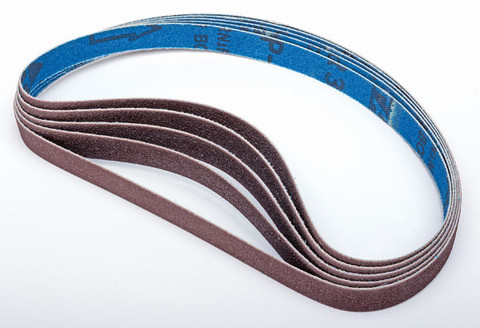 Eastwood 5 Pc 1/2 Inch x 18 Inch 40 Grit Replacement Sanding Belts (31458)