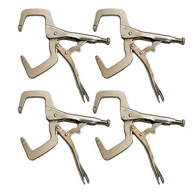 Yost Model 60227-4 Locking Steel C-Clamp (Pack of 4) (56581)