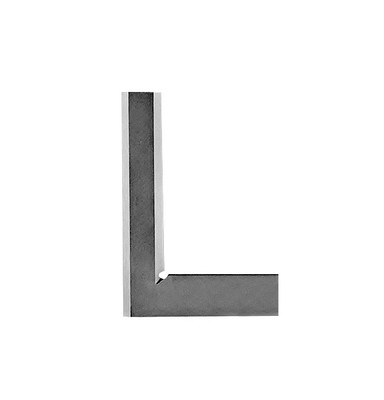 Precision Bevel Edge Square 6" Blade X 4" Beam – Hardened Steel, Accuracy Class H