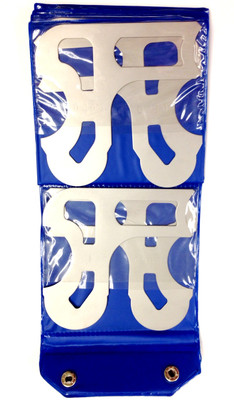 HHIP Radius-Messsatz Aus Edelstahl – 26-teilig Im Kunststoffkoffer, Für Konvexe & Konkave Radien Von 0,010 Bis 1,3 Cm